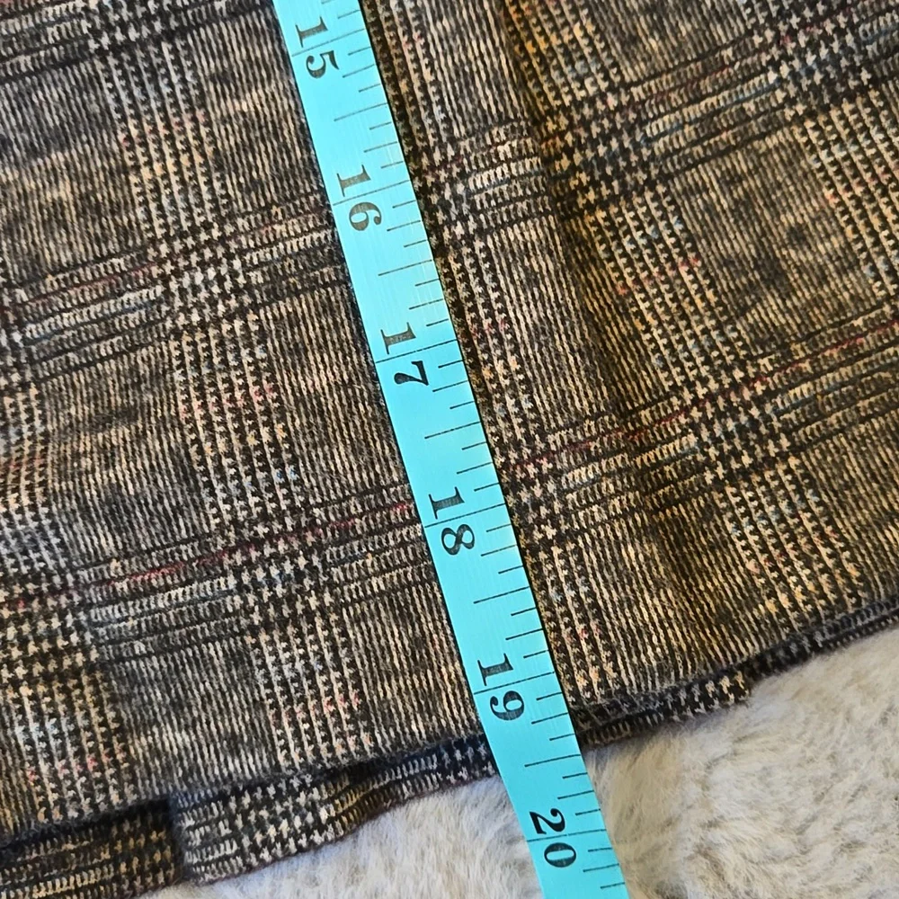 Soft Surroundings Brown Plaid Blazer, Women's Large, Great Condition